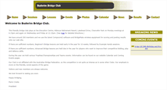 Desktop Screenshot of buderimbridgeclub.com